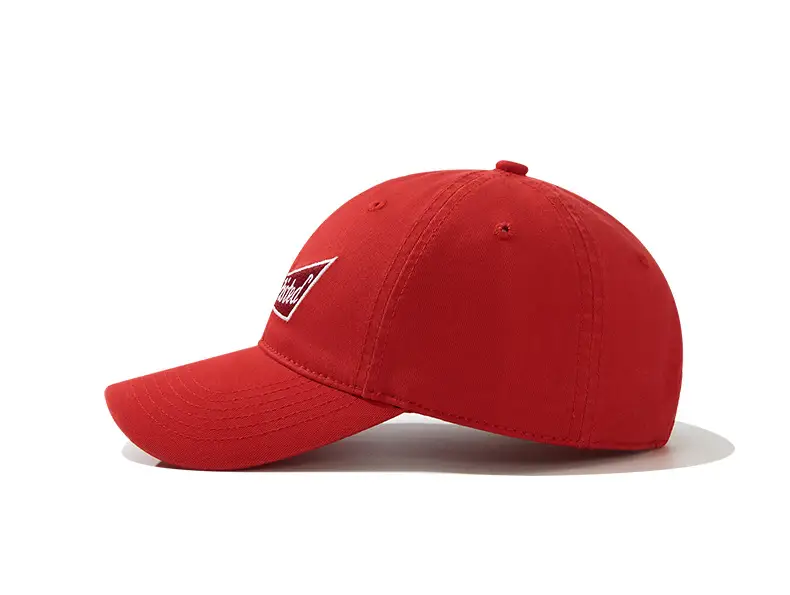 Red Baseball Cap with Embroidered Logo for Women & Men — feature 10