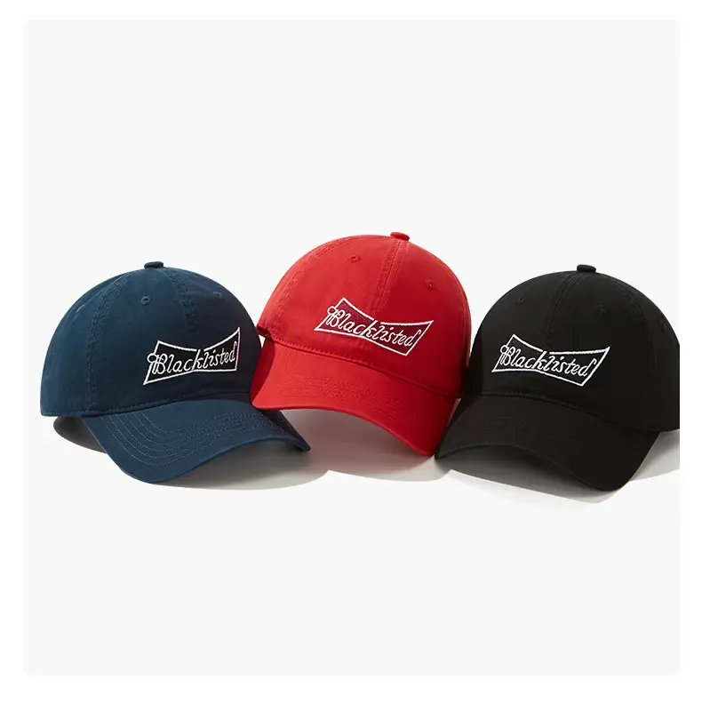 Red Baseball Cap with Embroidered Logo for Women & Men — feature 7