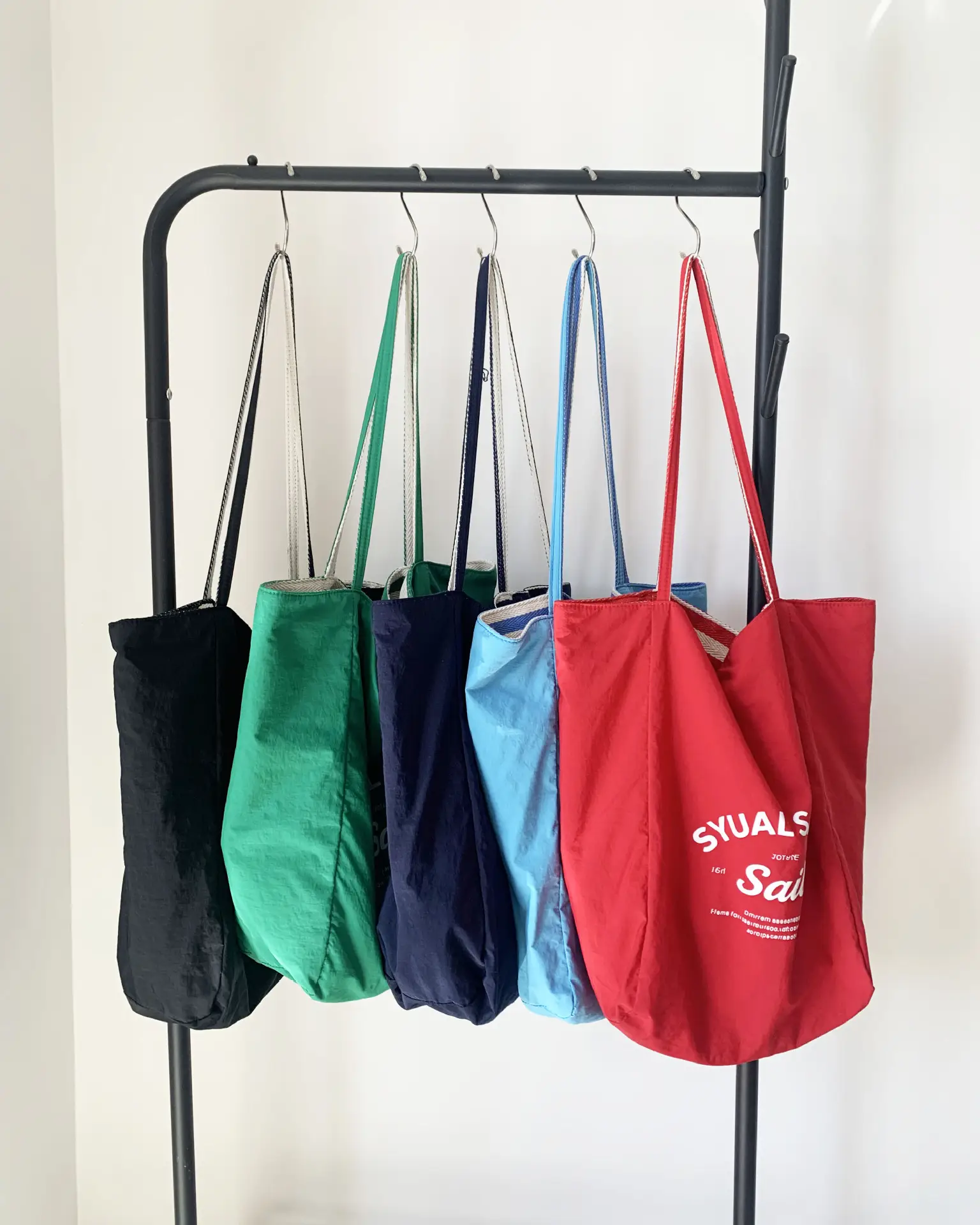 Striped Canvas Tote Bags 2024 New Korean Style — feature 5