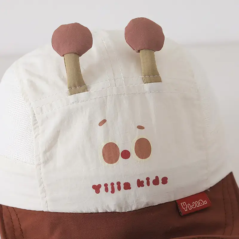 Baby Pink Mesh Sun Hat for Kids — feature 10