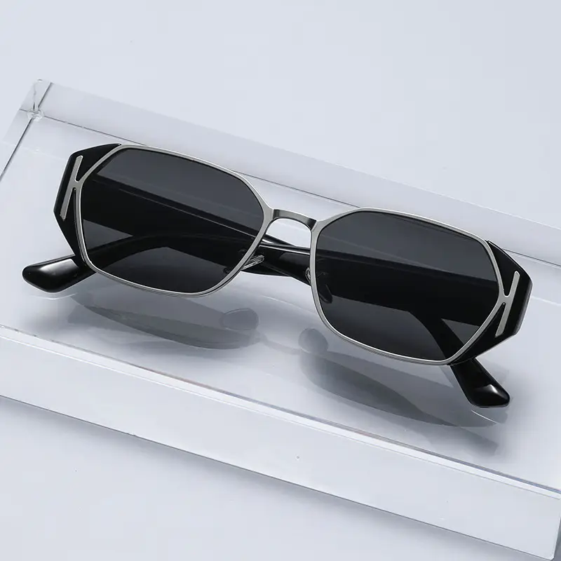 Korean Style Retro Sunglasses Women Square Face Anti-UV - Image 8