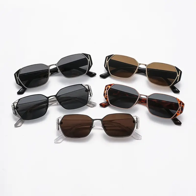 Korean Style Retro Sunglasses Women Square Face Anti-UV - Image 9