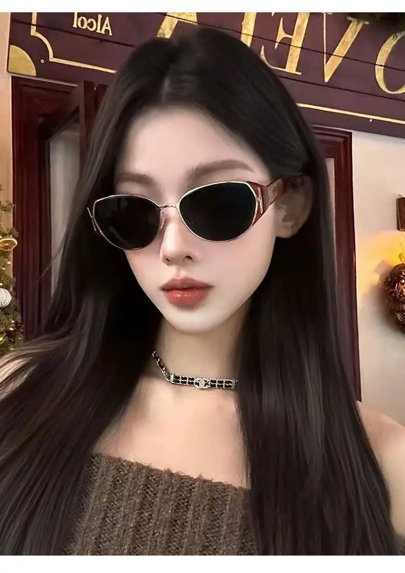 Korean Style Retro Sunglasses Women Square Face Anti-UV — feature 7