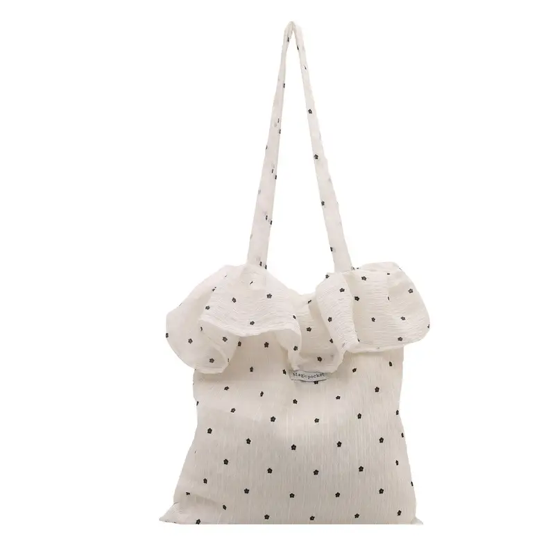 Fairy Ruffled Mesh Shoulder Bag Women Large Capacity - Image 8