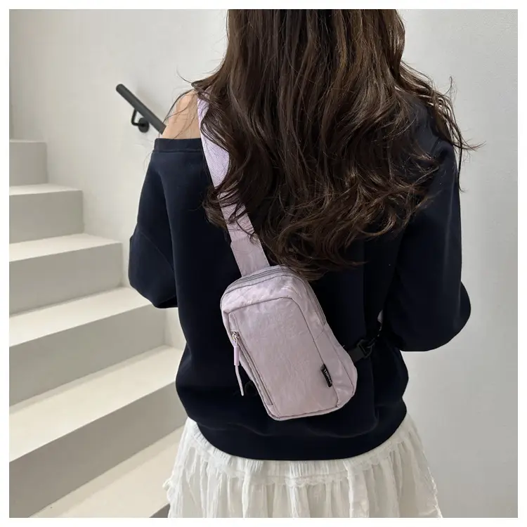 White Crossbody Phone Bag for Men Women Travel — feature 10