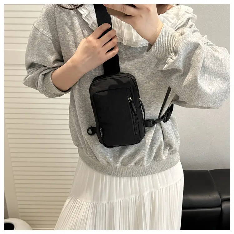White Crossbody Phone Bag for Men Women Travel — feature 7