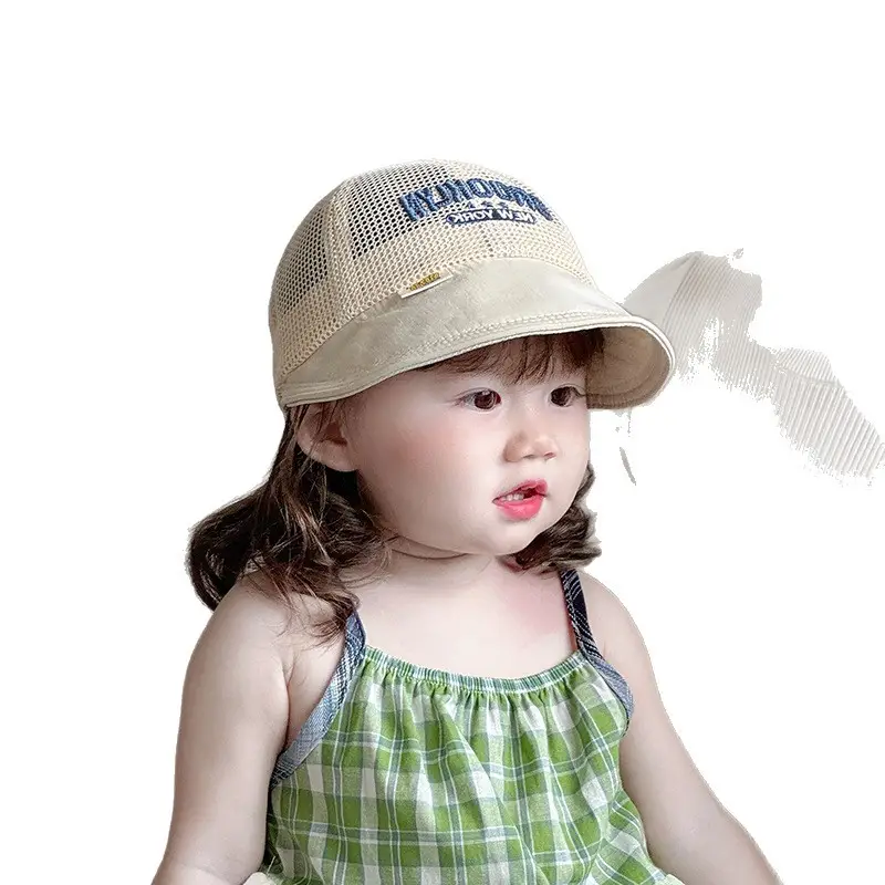 Baby Sun Hat Pink Mesh Infant Travel Large Brim - Image 9