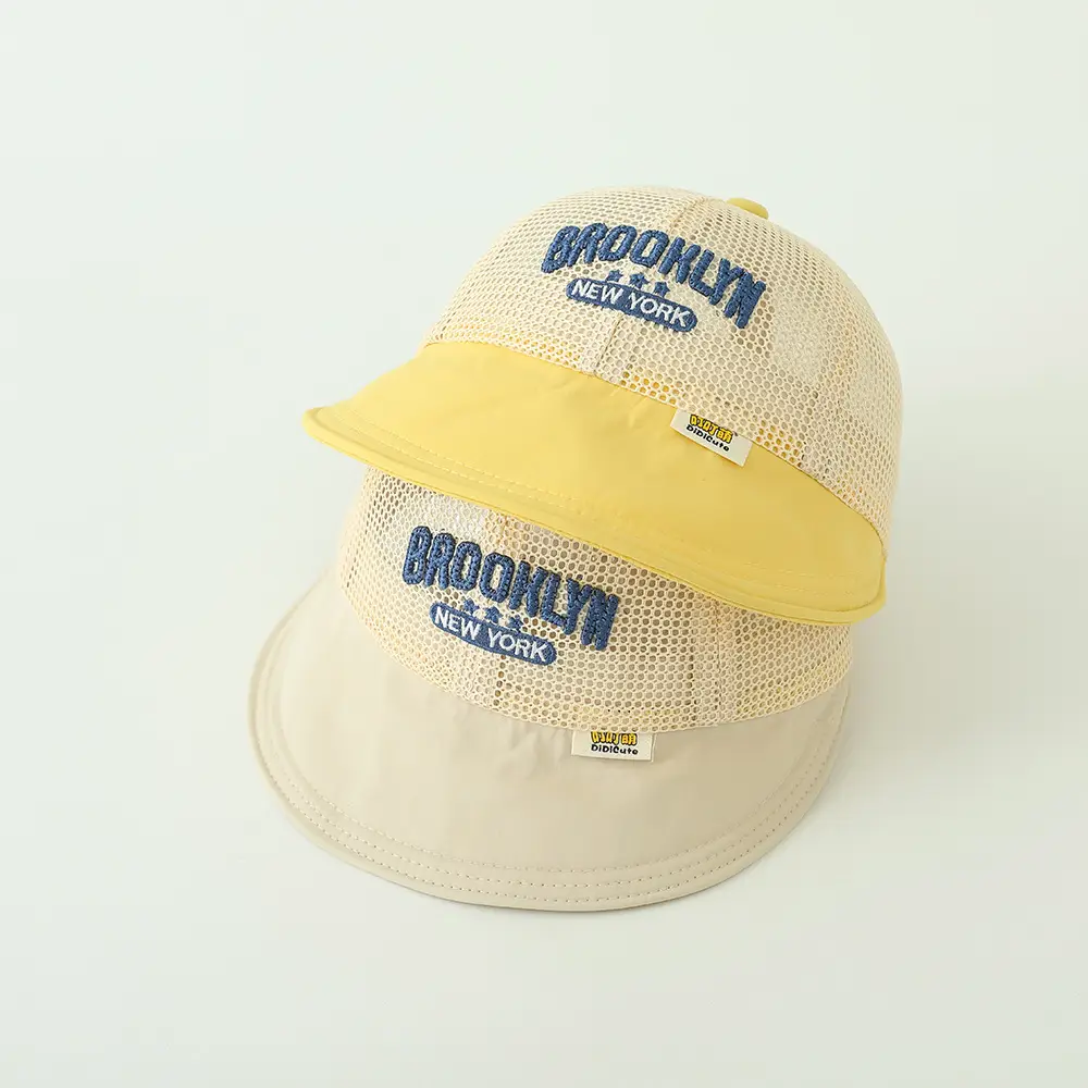 Baby Sun Hat Pink Mesh Infant Travel Large Brim — feature 12