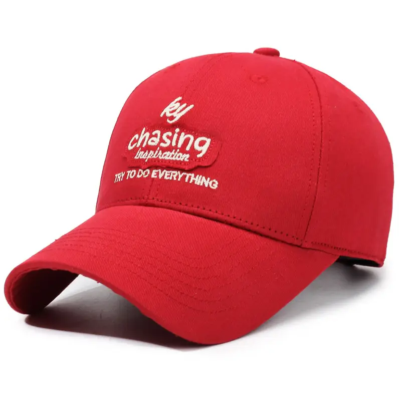 Red Chasing Embroidered Baseball Cap for Men Women - Image 11