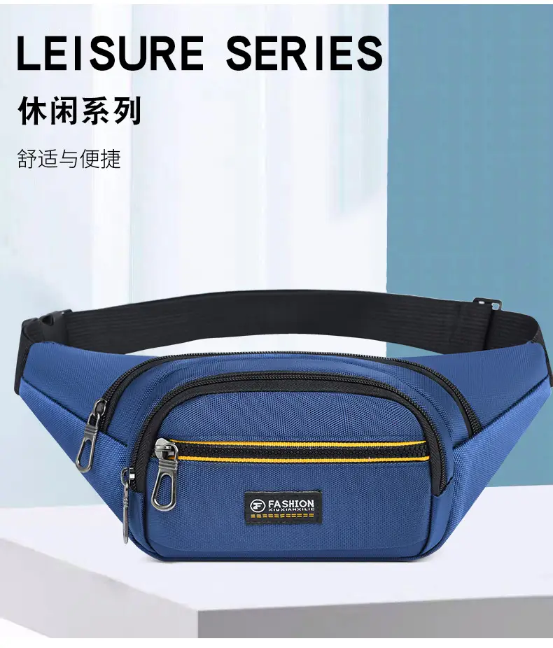 New Sports Running Waist Bag Large Capacity Business Cashier Shoulder Crossbody Bag Versatile Fashionable Chest Bag for Commuting When Going Out — feature 2
