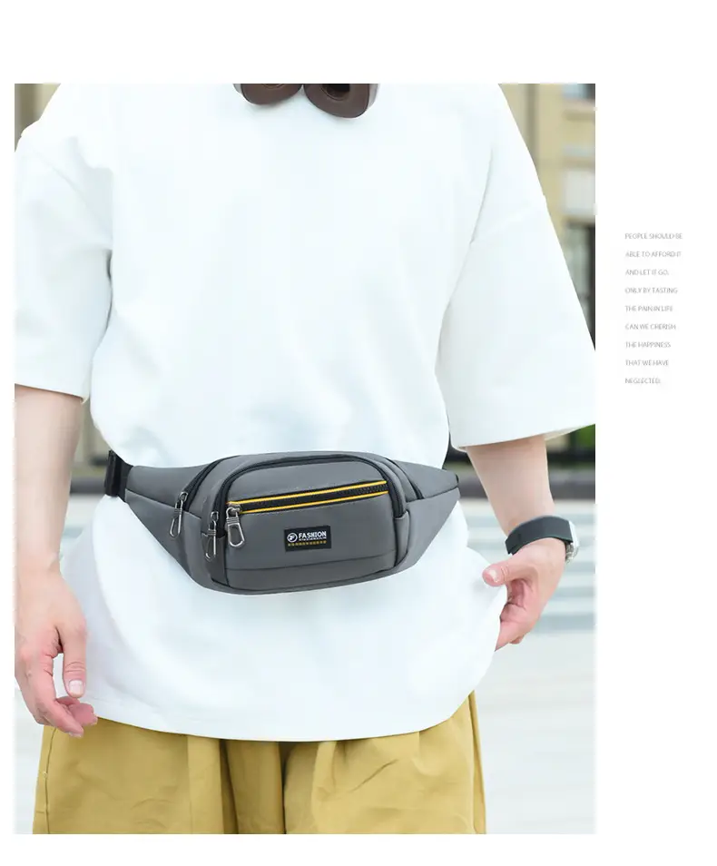 New Sports Running Waist Bag Large Capacity Business Cashier Shoulder Crossbody Bag Versatile Fashionable Chest Bag for Commuting When Going Out — feature 26