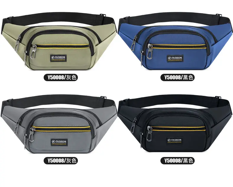 New Sports Running Waist Bag Large Capacity Business Cashier Shoulder Crossbody Bag Versatile Fashionable Chest Bag for Commuting When Going Out — feature 7
