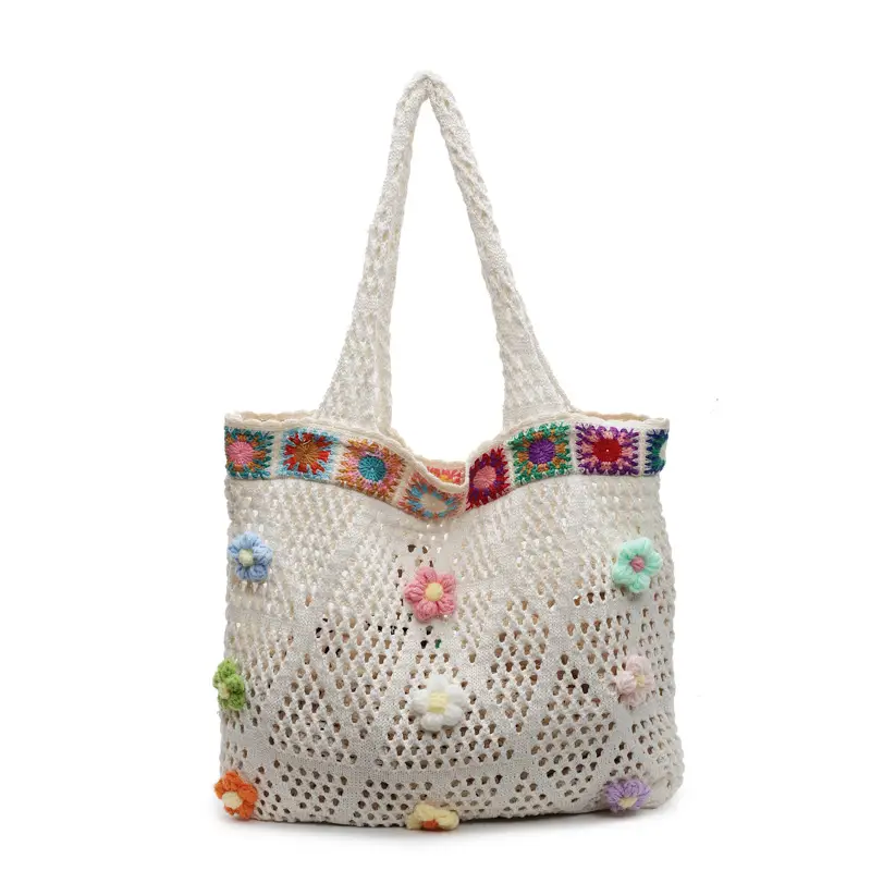 Women's Niche Underarm Bag 2025 Ethnic Style Woven Mesh - Image 8