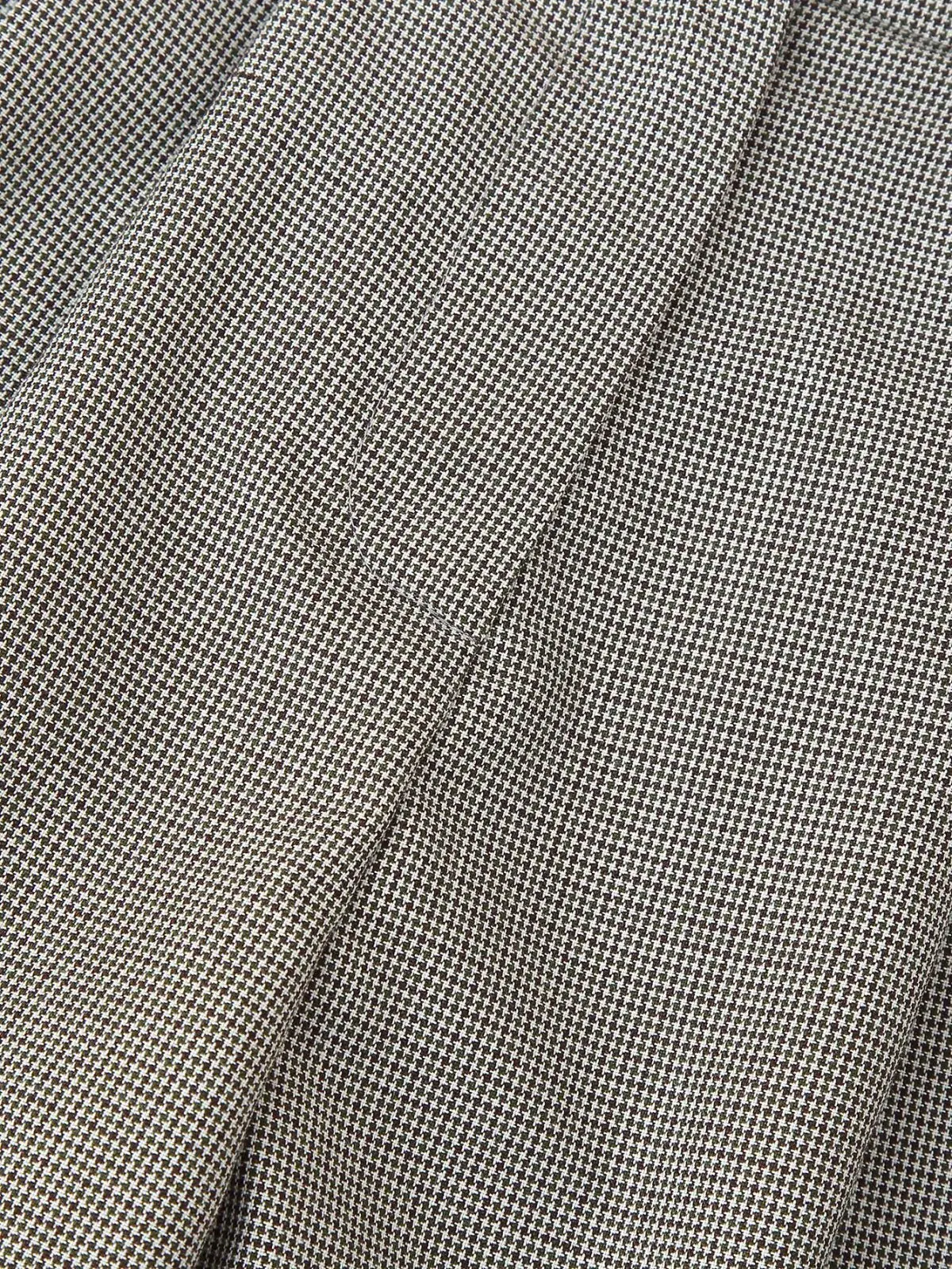 Grey Belted Crossbody Jacket with Pleated Pants — feature 17