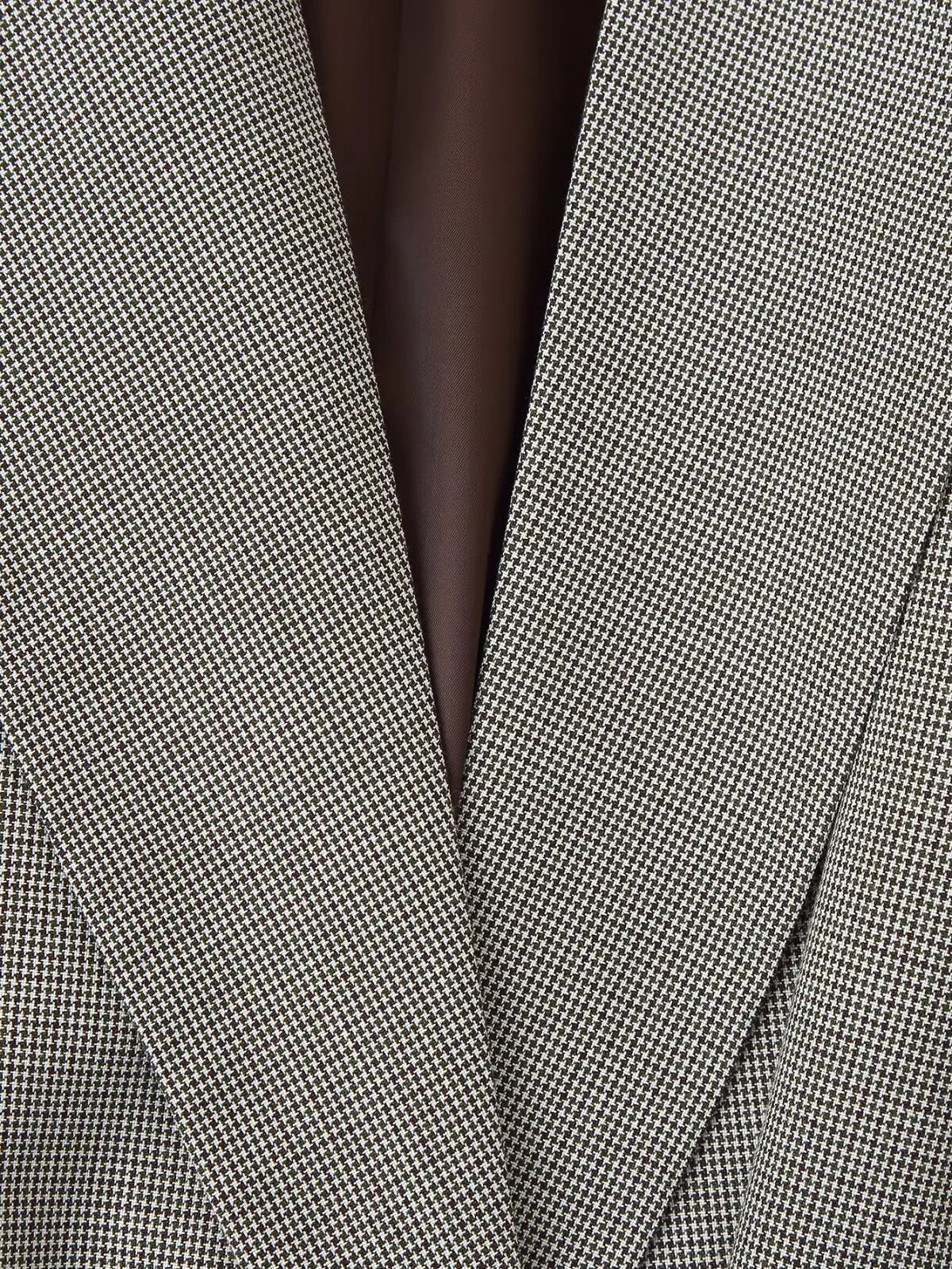 Grey Belted Crossbody Jacket with Pleated Pants — feature 8
