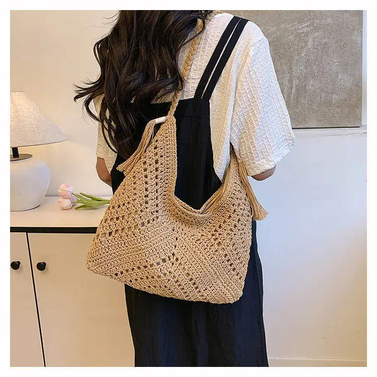 2025 Crochet Shoulder Bag Women's Fashion Seaside Travel — feature 24