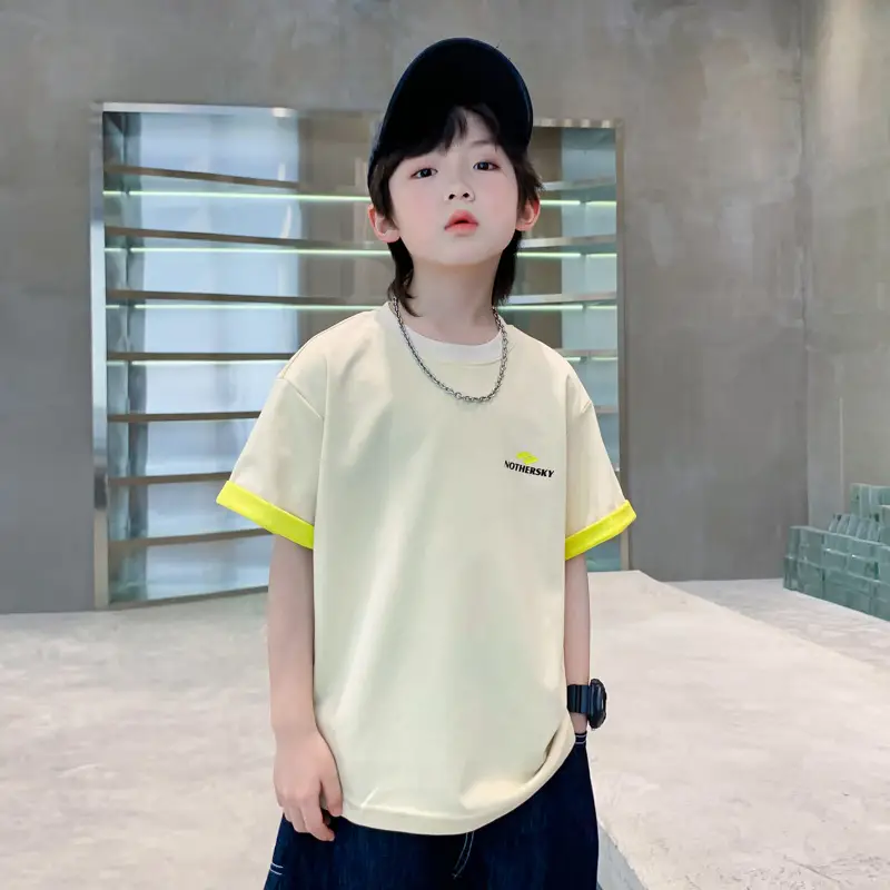Boys Summer Korean Style Ice-Feel T-Shirt 2026 - Image 3