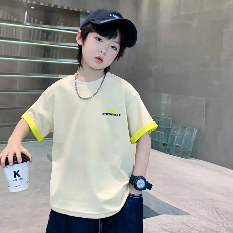 Boys Summer Korean Style Ice-Feel T-Shirt 2026 - Image 4