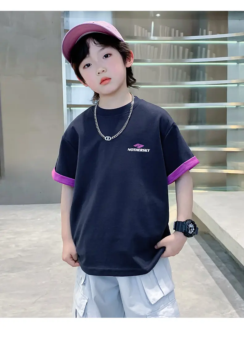 Boys Summer Korean Style Ice-Feel T-Shirt 2026 — feature 16
