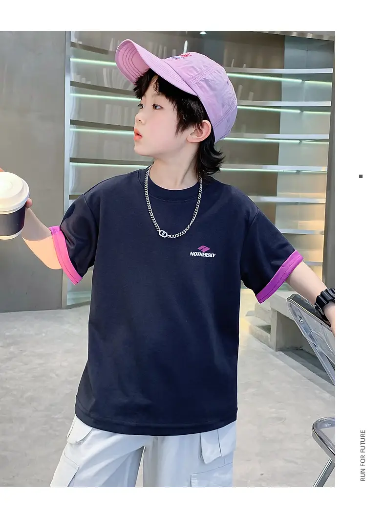Boys Summer Korean Style Ice-Feel T-Shirt 2026 — feature 17