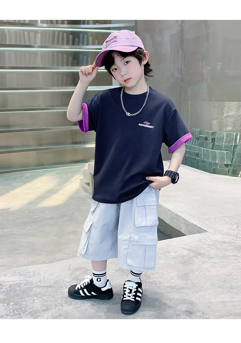 Boys Summer Korean Style Ice-Feel T-Shirt 2026 — feature 21