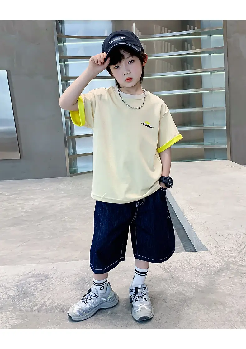 Boys Summer Korean Style Ice-Feel T-Shirt 2026 — feature 22