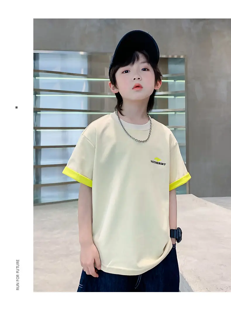 Boys Summer Korean Style Ice-Feel T-Shirt 2026 — feature 23