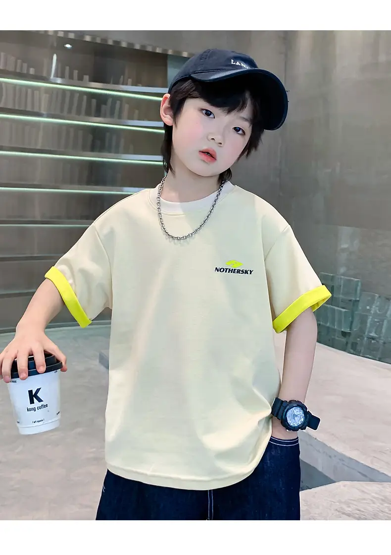 Boys Summer Korean Style Ice-Feel T-Shirt 2026 — feature 24