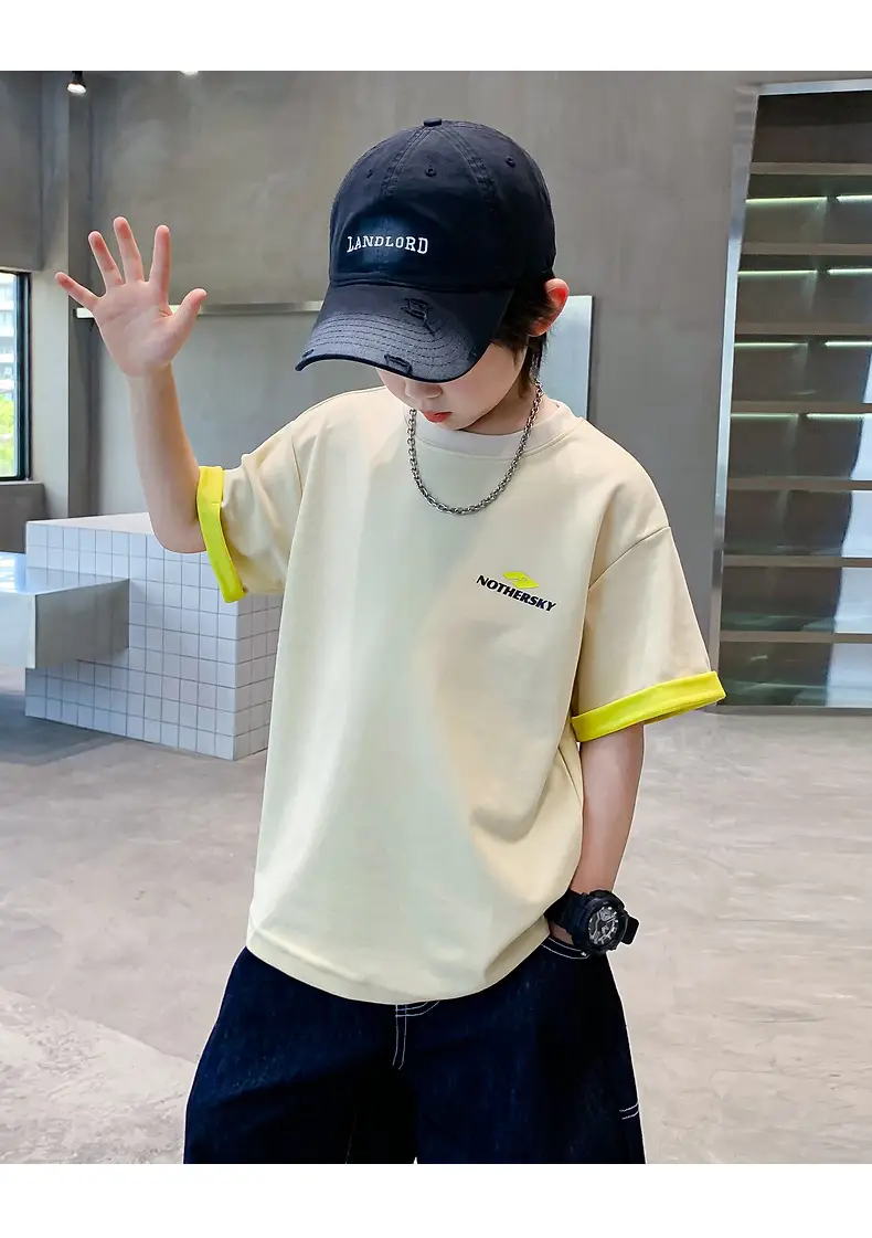 Boys Summer Korean Style Ice-Feel T-Shirt 2026 — feature 26