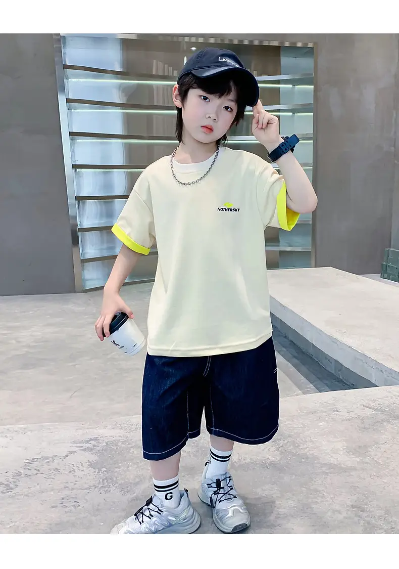 Boys Summer Korean Style Ice-Feel T-Shirt 2026 — feature 27
