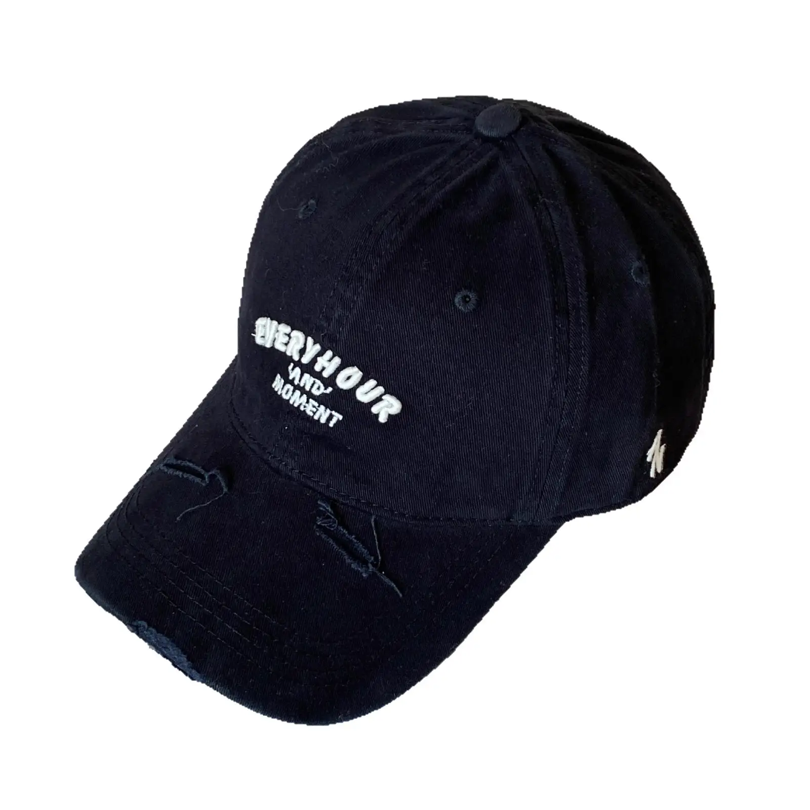 Vintage Red Embroidered Baseball Cap for Women - Image 11