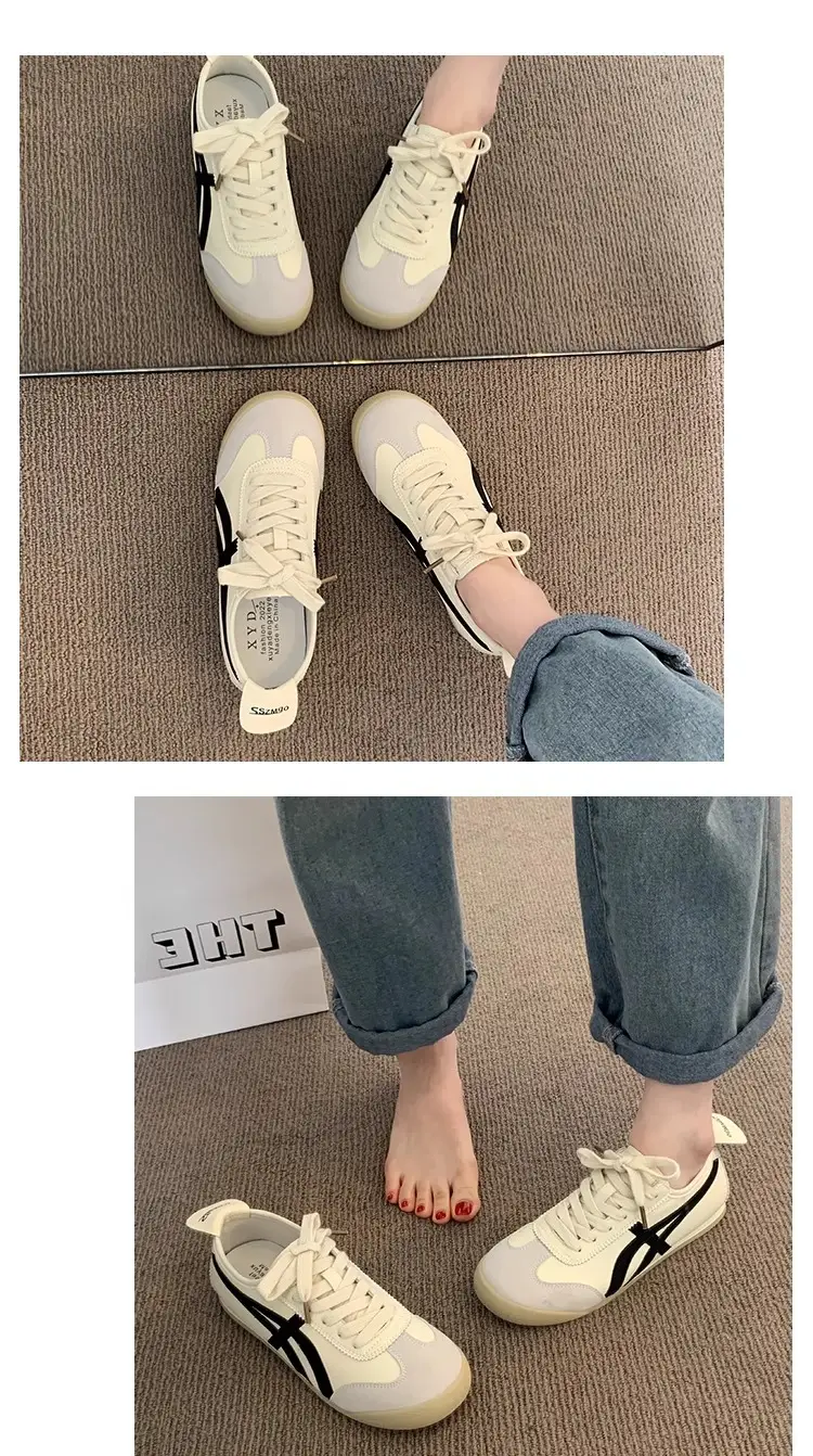 Fashionable Forrest Gump Shoes for Women 2025 New Summer Silver Flats-Soled Lace-Up Casual Sports Comfortable and Lightweight White Shoes — feature 10
