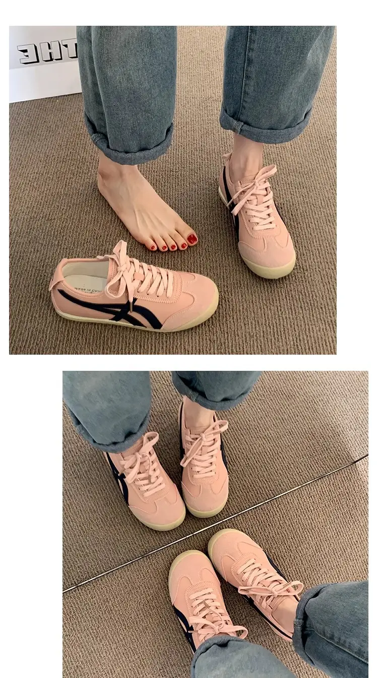 Fashionable Forrest Gump Shoes for Women 2025 New Summer Silver Flats-Soled Lace-Up Casual Sports Comfortable and Lightweight White Shoes — feature 17