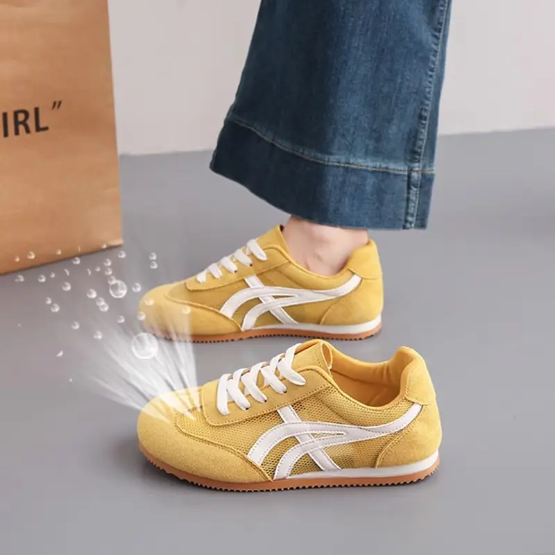 Women's White Mesh Casual Sneakers 2025 - Image 2