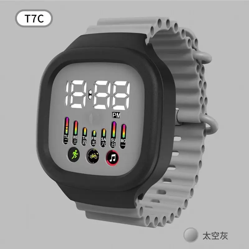 TTC Blue Digital Watch 12:28 PM Display — feature 6