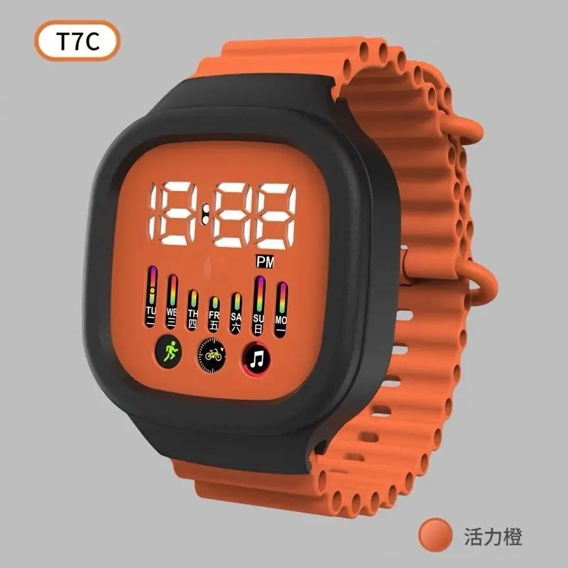 TTC Blue Digital Watch 12:28 PM Display — feature 7