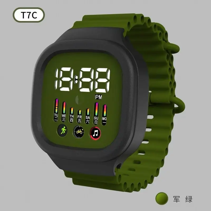 TTC Blue Digital Watch 12:28 PM Display — feature 8