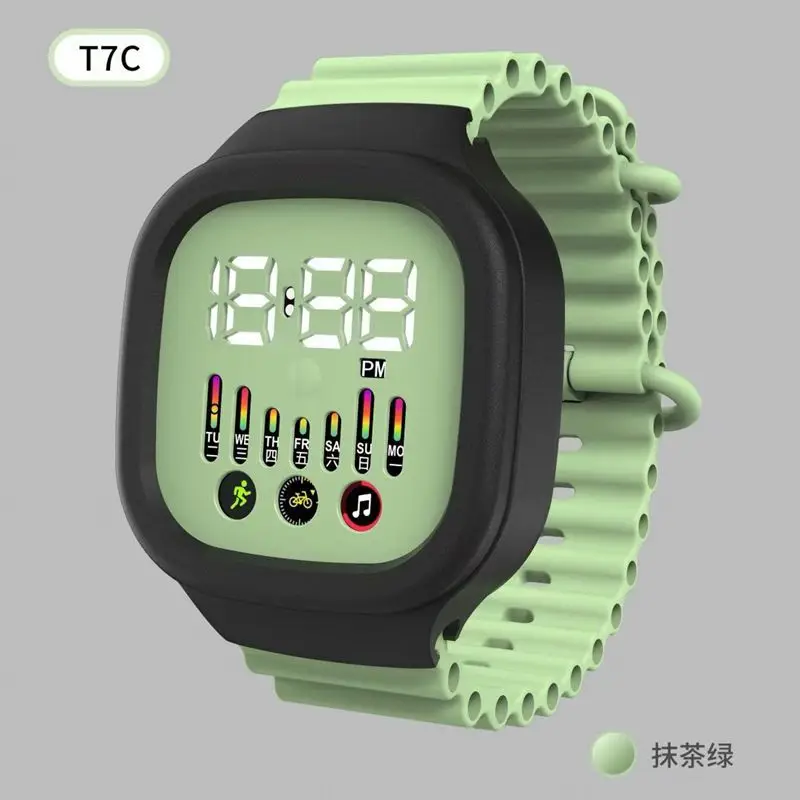 TTC Blue Digital Watch 12:28 PM Display — feature 9