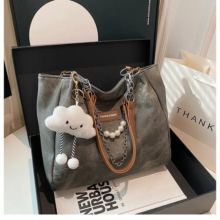 Women Casual Shoulder Tote Bag Brown Leather 2025 Spring Summer — feature 16