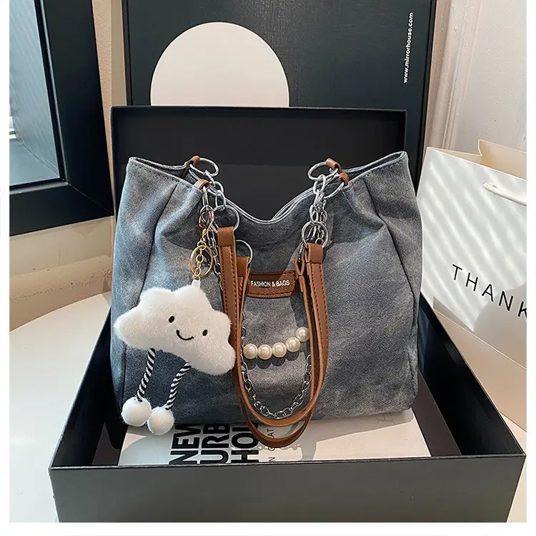 Women Casual Shoulder Tote Bag Brown Leather 2025 Spring Summer — feature 22