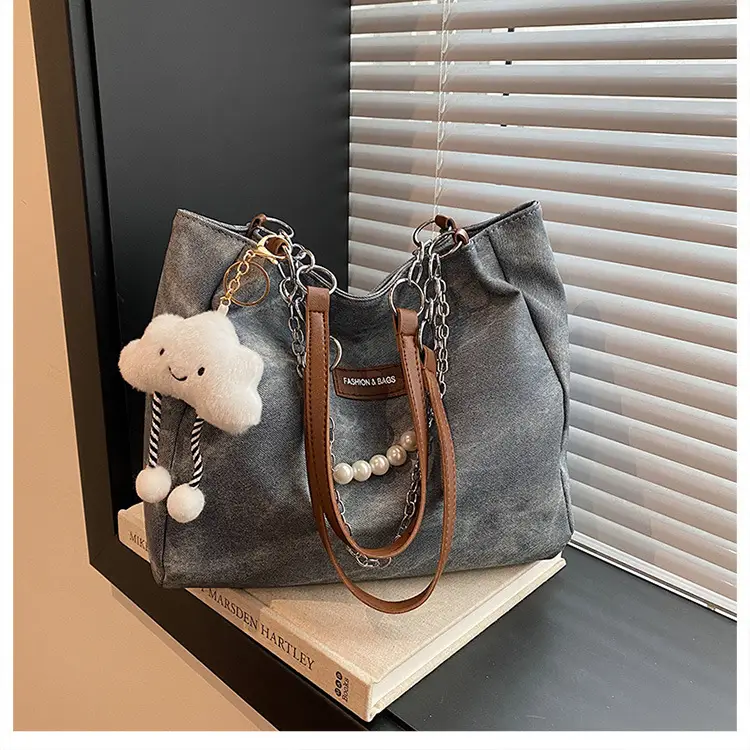 Women Casual Shoulder Tote Bag Brown Leather 2025 Spring Summer — feature 27
