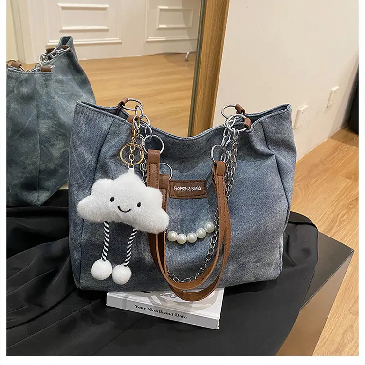 Women Casual Shoulder Tote Bag Brown Leather 2025 Spring Summer — feature 36