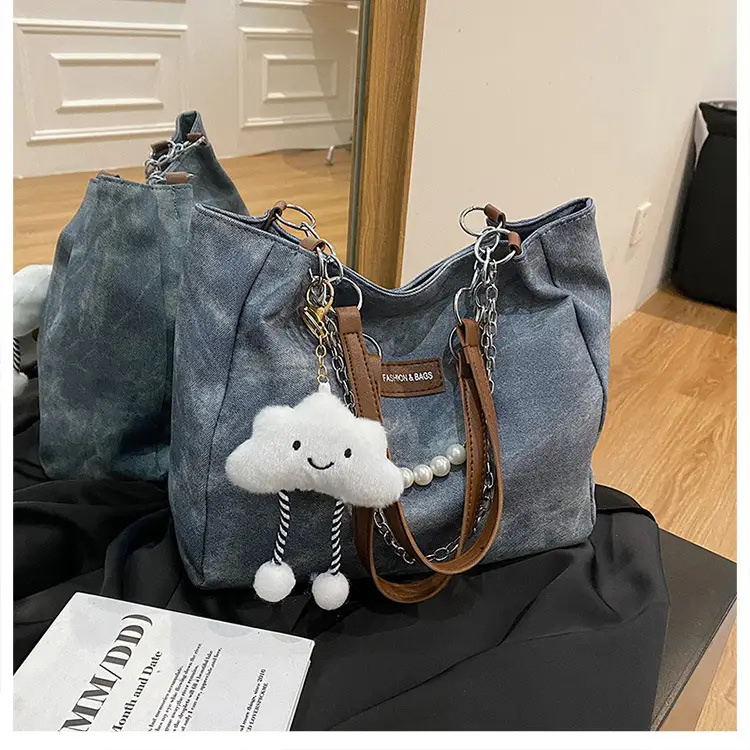 Women Casual Shoulder Tote Bag Brown Leather 2025 Spring Summer — feature 37