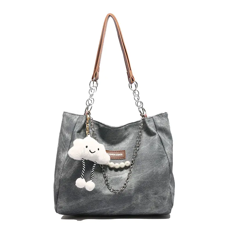 Women Casual Shoulder Tote Bag Brown Leather 2025 Spring Summer - Image 6