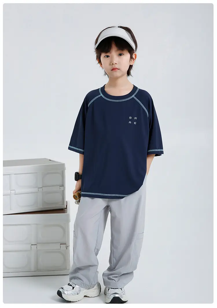 Haima Boys Summer T-Shirt Quick Dry Sports Wear — feature 15