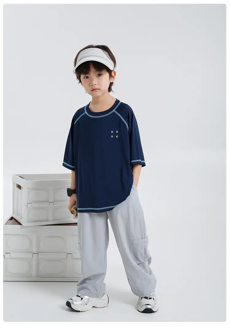 Haima Boys Summer T-Shirt Quick Dry Sports Wear — feature 16