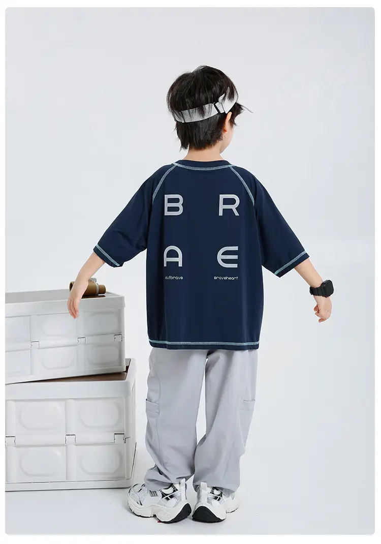 Haima Boys Summer T-Shirt Quick Dry Sports Wear — feature 17