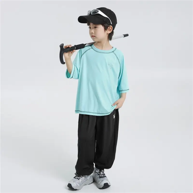Haima Boys Summer T-Shirt Quick Dry Sports Wear - Image 2
