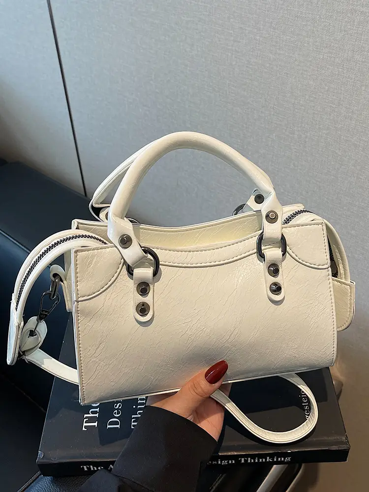 Women's White Crossbody Handbag 2025 Spring Summer