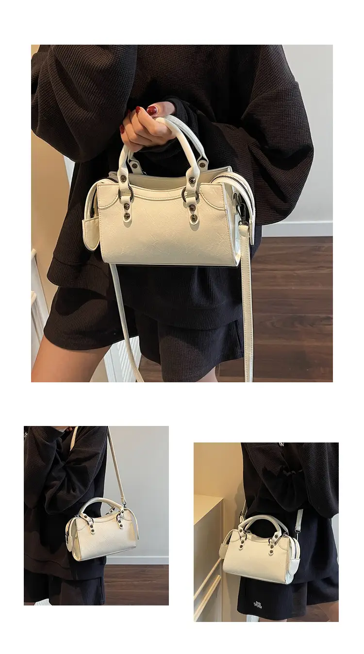 Women's White Crossbody Handbag 2025 Spring Summer — feature 10